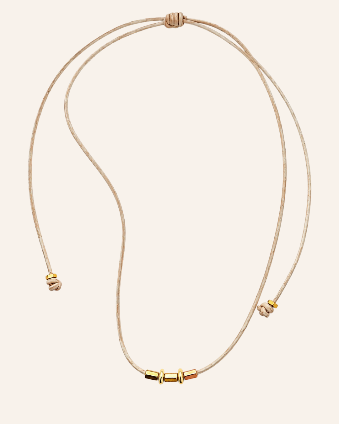 Leather Strand | Creme